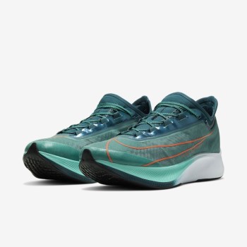 Nike Zoom Fly 3 Premium - Férfi Futócipő - Zöld/Türkiz/Piros